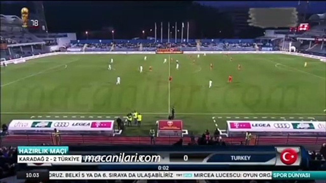Montenegro 2-2 Turkey [HD] 27.03.2018 - National Teams Friendly Match