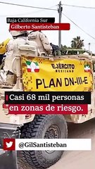 Casi 68 mil personas en zonas de riesgo.