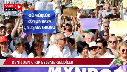 "Antik Myndos Kenti'ni yapılaşmaya açmayın" eylemi yaptılar