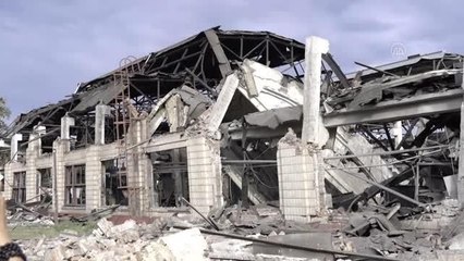 Rus güçleri Kiev'deki Darnitskiy Vagon Tamir Fabrikası'nı füzelerle vurdu (1)