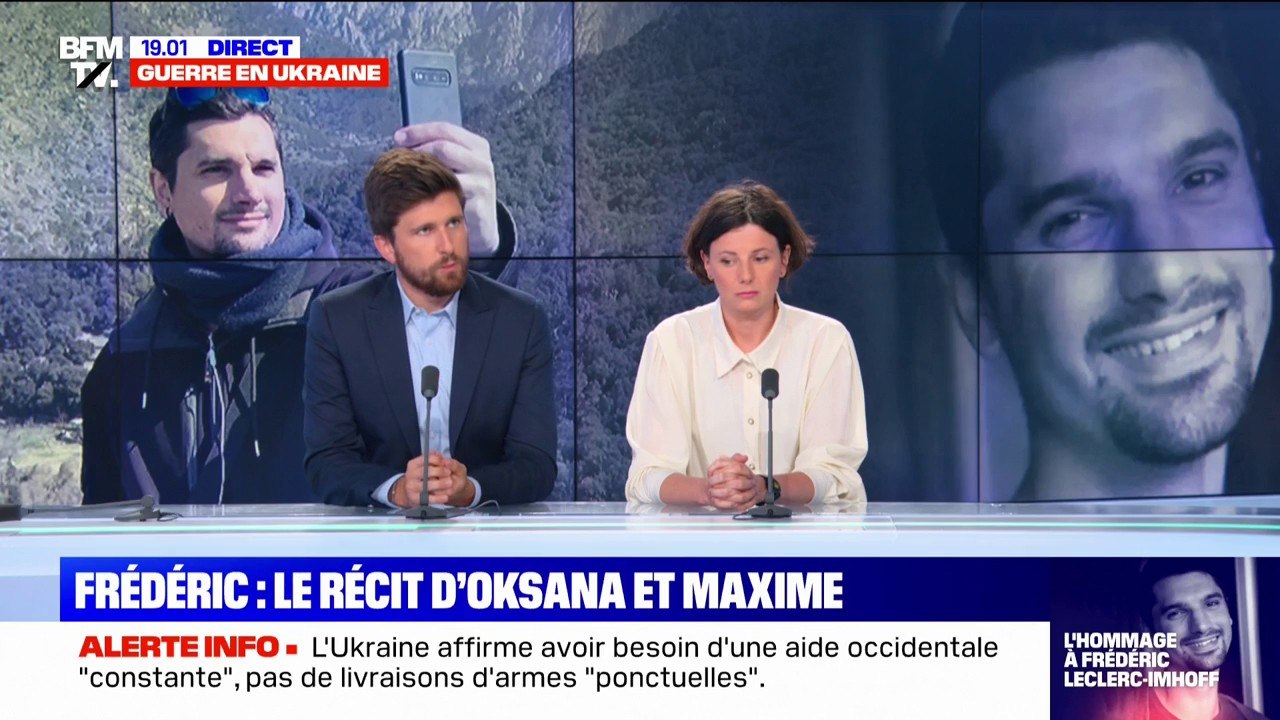 Hommage à Frédéric Leclerc-Imhoff: "Je veux pouvoir livrer un récit que toutes les personnes qui en ont besoin [...] pourront regarder", confie Maxime Brandstaetter