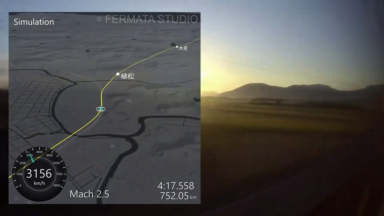 Ce Train vas à plus de 16000 km/h !!!!
