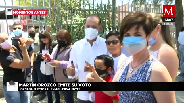 El gobernador de Aguascalientes reporta 'encontronazos' durante las votaciones