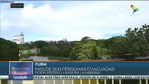 Más de 500 personas evacuadas por fuertes lluvias en La Habana