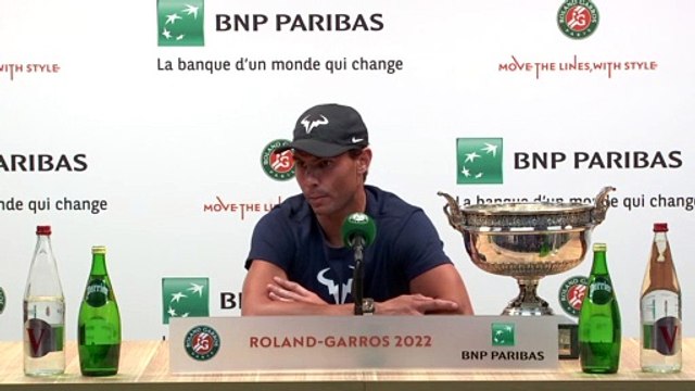 Roland-Garros 2022 - Rafael Nadal : I played with an injection in the nerves to cut the pain in the foot, that's how I was able to play this Roland-Garros