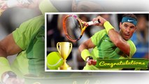 Rafael Nadal (Tennis Player) wins record 14th French Open, 22nd Grand Slam
