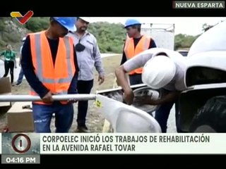 Descargar video: Nueva Esparta | Corpoelec entrega 4 transformadores para el alumbrado en la Av. Rafael Tovar