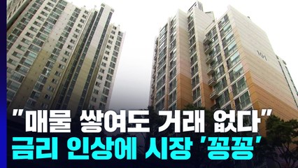 "매물 쌓이는데 거래 없다"...금리 인상에 얼어붙은 서울 아파트 시장 / YTN