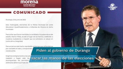 Morena Durango denuncia ante la FGR la desaparición de 4 de sus integrantes