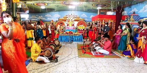 Sri Navasakthi Vinayagar Jüchen ther #வசந்தமண்டபப் பூஜை # தேர்த்திருவிழா#shorts