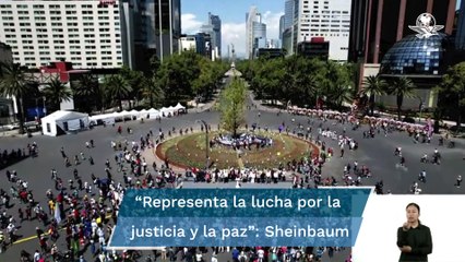 "Ahuehuete representa un México donde nunca jamás se apagará la llama de la esperanza": Sheinbaum