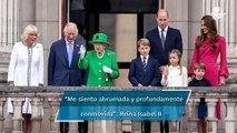 Reina Isabel II aparece por sorpresa en el último día de su Jubileo de Platino