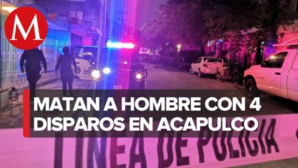 Matan a balazos a hombre frente a ferretería en Acapulco