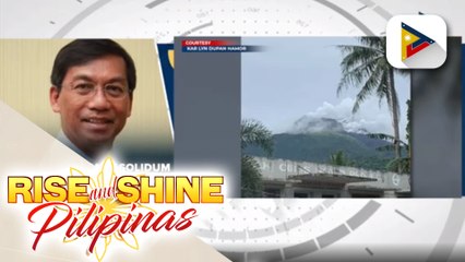 Solidum, nagbigay ng update sa pagsabog ng Bulkang Bulusan
