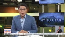 Blue alert, itinaas sa DSWD-Bicol region kasunod ng pagputok ng Mt. Bulusan
