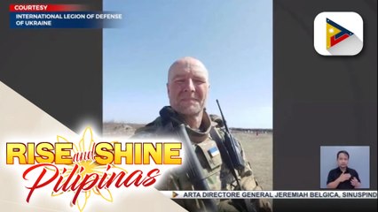 Mga sundalong nasawi sa bakbakan sa Ukraine, pinarangalan
