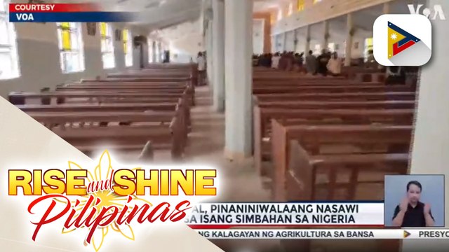 Nasa 50 indibidwal, pinaniniwalaang nasawi sa pamamaril sa isang simbahan sa Nigeria