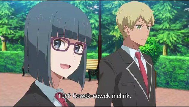 Otome Game Sekai wa Mob ni Kibishii Sekai desu Episode 10 Subtitle Indonesia 480