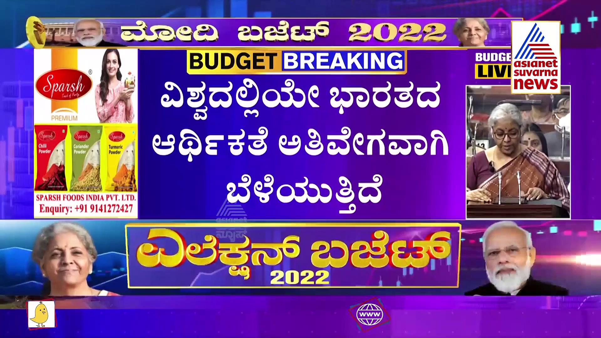 Union Budget 2022: ಯಾವ ಕ್ಷೇತ್ರಕ್ಕೆ ಏನೇನು ಸಿಕ್ಕಿದೆ.? ನಿರ್ಮಲಕ್ಕನ ಲೆಕ್ಕ ಹೀಗಿದೆ