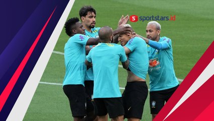 Duh! Richarlison dan Vinicius Junior Bertengkar Saat Latihan Timnas Brasil
