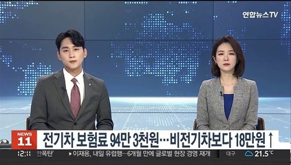 전기차 보험료 94만3천원…비전기차보다 18만원↑