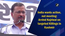 India wants action, not meeting: Arvind Kejriwal on targeted killings in Kashmir