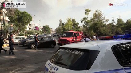 شاهد: إجلاء سكان المناطق التي استهدفتها الحرائق في اليونان