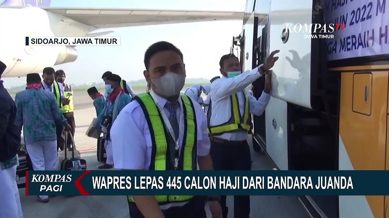 Wakil Presiden Maruf Amin Berangkatkan Kloter Pertama Haji
