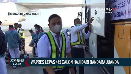 Wakil Presiden Maruf Amin Berangkatkan Kloter Pertama Haji
