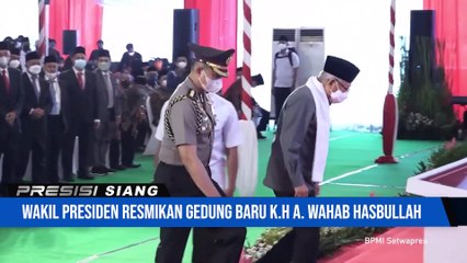 Wapres Ma’ruf Amin Resmikan Gedung Baru Unwaha Tambakberas Jombang