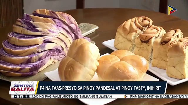 Higit P3 na taas-presyo sa tinapay, ipinatupad na ng ilang panaderya; P4 na taas-presyo sa Pinoy Pandesal at Pinoy Tasty, inihirit