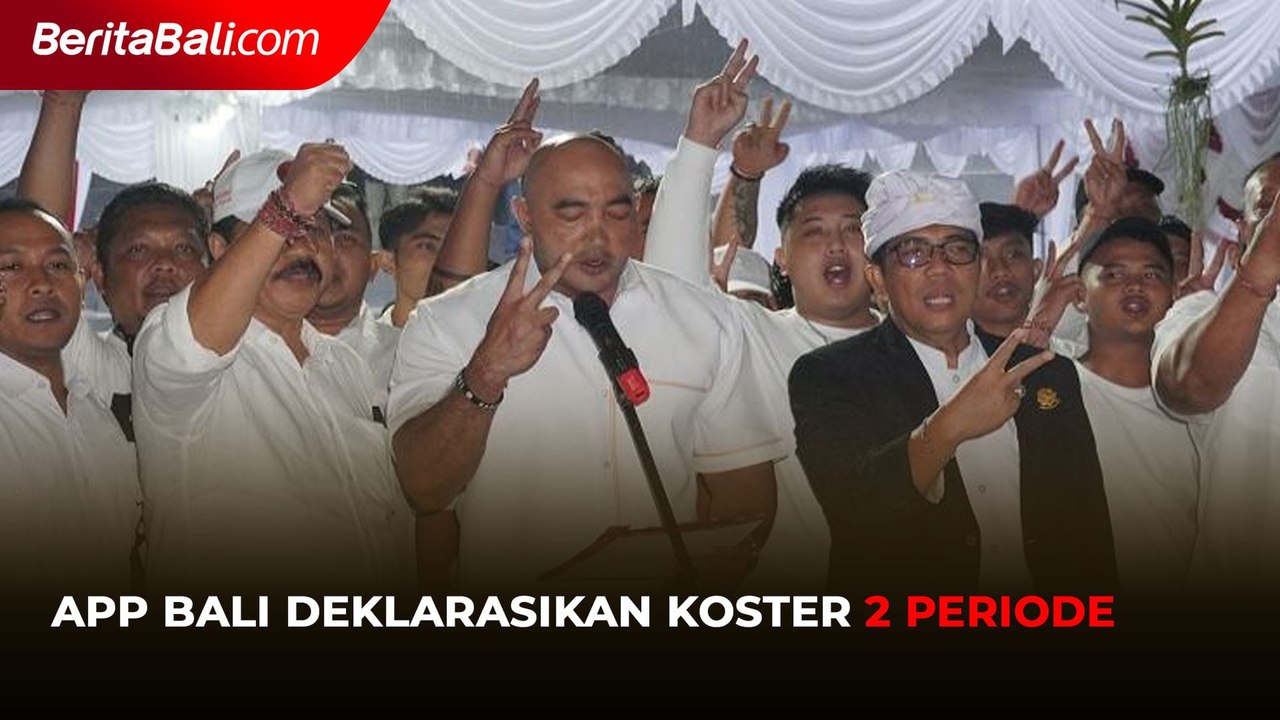 APP Bali Deklarasikan Koster 2 Periode