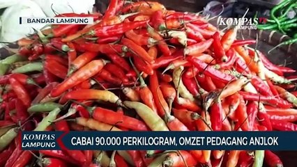 Cabai Tembus Rp 90.000/Kg, Omzet Pedagang Turun
