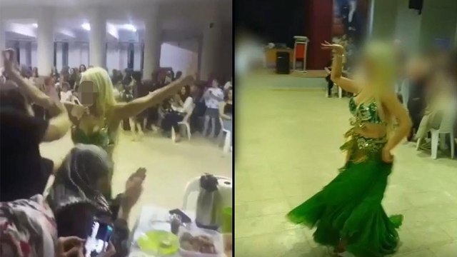 İmam hatip okulunda dansöz oynattılar