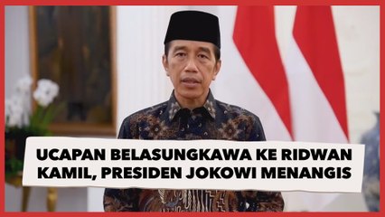 Beri Ucapan Belasungkawa ke Ridwan Kamil, Presiden Jokowi Disebut Menangis, Warganet: Sedih