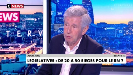 Alain Minc : «2027, c’est un vrai risque d’élection des extrêmes»