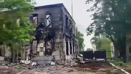 Donestdk. Vídeo mostra cidade de Lyman completamente destruída