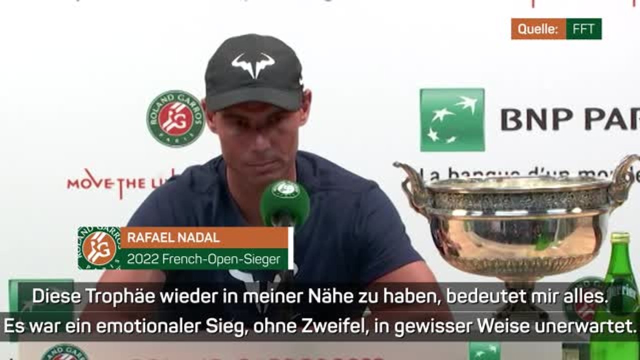 Nadal nicht 'arrogant' nach 14. French-Open-Sieg