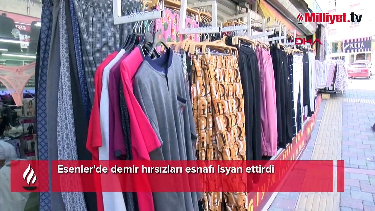 Esenler'de demir hırsızları esnafı isyan ettirdi