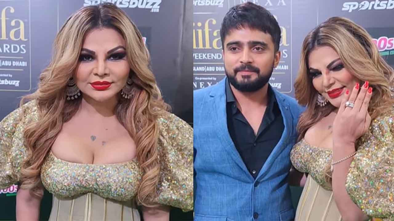Rakhi Sawant Gets Badly Trolled for Wearing Cheap Golden Gown in IIFA 2022|FilmiBeat