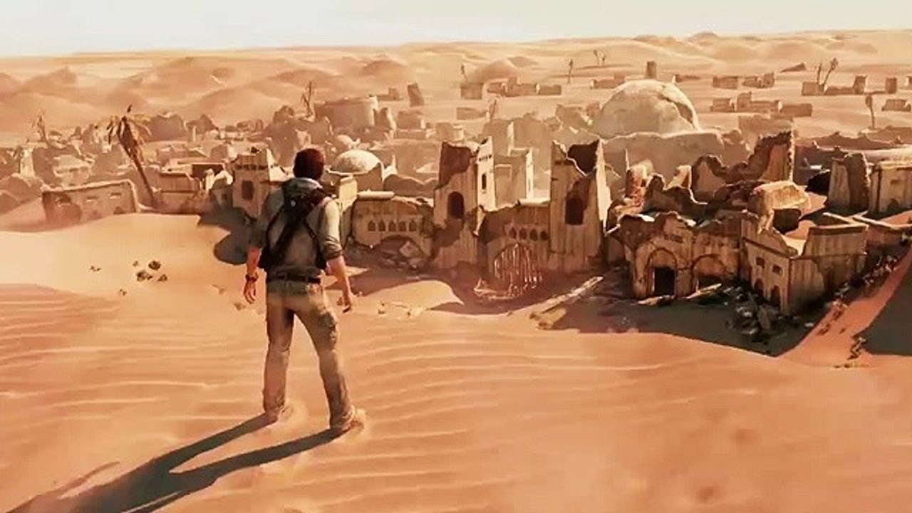 Uncharted 3: Drake's Deception - Gameplay-Video aus der Wüste