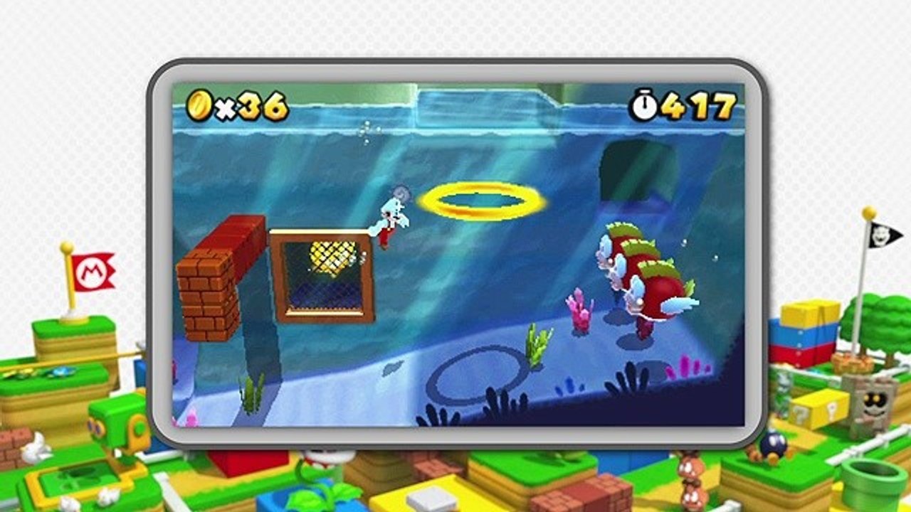 Super mario 3d land - gameplay-trailer zum jump 'n run