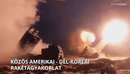 Dél-Korea és Amerika rakétákkal válaszolt Észak-Korea provokációira