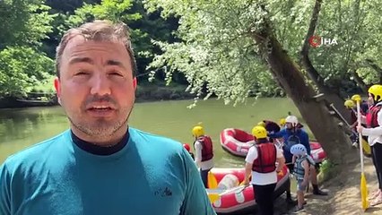 Düzce'de rafting sezonu başladı