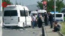 Kayseri'de işçi servisleri çarpıştı: 7 kişi yaralı