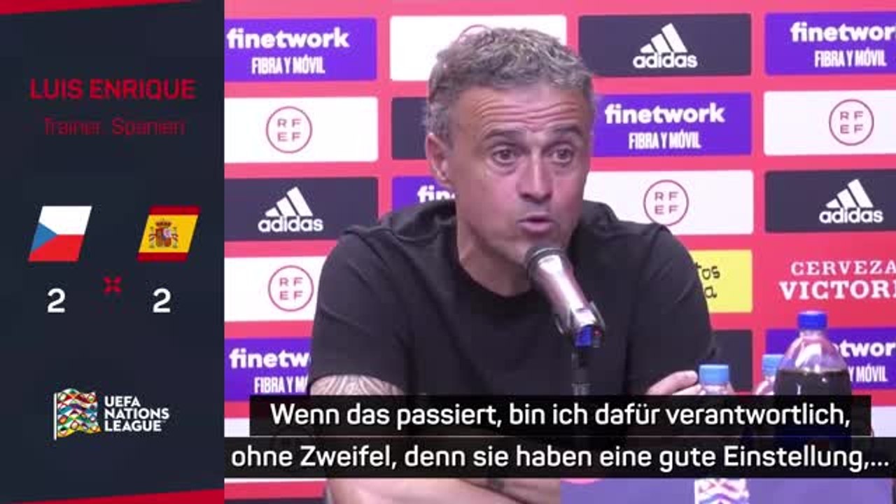 Enrique zu remis: "heute war es nicht unser tag"