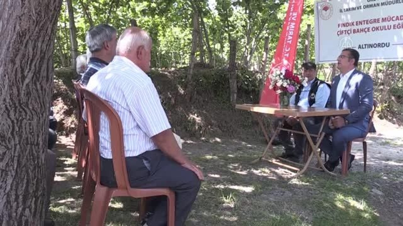 Fındık üreticileri daha yüksek verim ve kalite için "Bahçe Okulu"nda