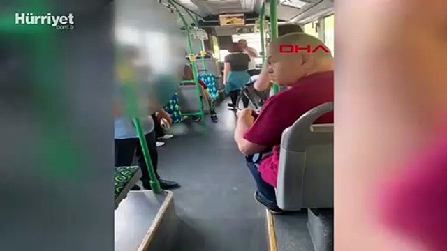 İETT otobüsünde taciz tartışması