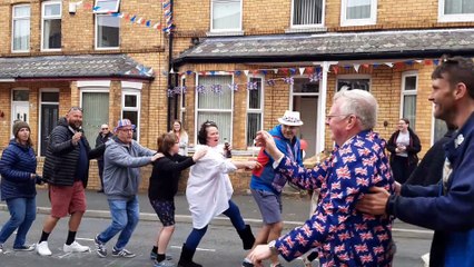 Queen's jubilee street party in Mayville Avenue, Scarborough