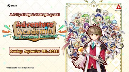 Adventure Academia : The Fractured Continent - Bande-annonce japonais